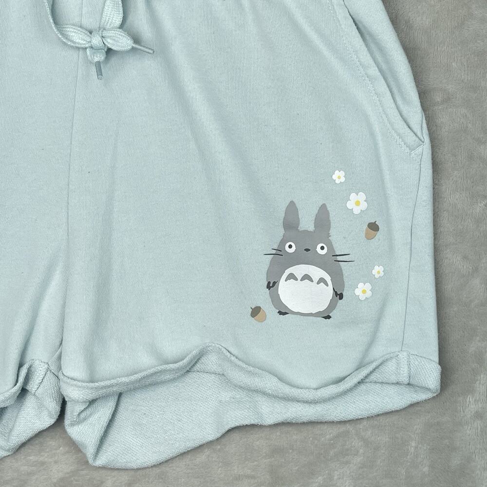 Studio Ghibli My Neighbor Totoro Hot Mint Lounge Shorts Her Universe Hot Topic L - Picture 2 of 13